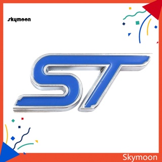 Skym* สติกเกอร์ตราสัญลักษณ์โลหะ 3D ST Racing สําหรับตกแต่งรถยนต์ Ford Focus Fiesta Mondeo