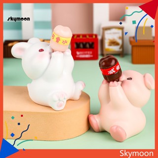 Skym* แม่พิมพ์แสดง รูปหมูน้อย หมีน้อย กันชื้น สําหรับตกแต่งรถยนต์