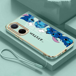 เคสโทรศัพท์มือถือ ซิลิกา ขอบสี่เหลี่ยม กันกระแทก ลายมอนสเตอร์ตาโต สําหรับ OPPO Reno 8T 5G reno8 T 4G Reno 6 5 Pro 5G