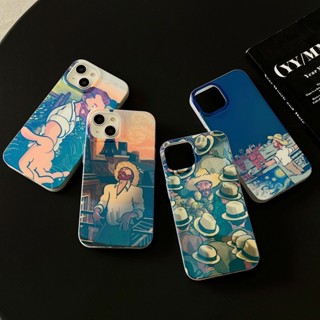 เคสโทรศัพท์มือถือ ลายการ์ตูน Van Gogh Story สําหรับ iPhone 11 14 13 12 Pro Max