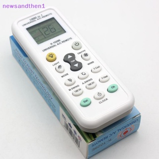 Newsandthen1 รีโมตควบคุมเครื่องปรับอากาศทั่วไป K-1028E ใช้พลังงานต่ํา 1000 In 1 LCD A/C