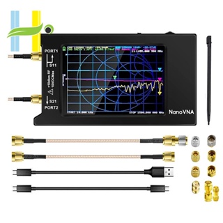 Nanovna-h4 เครื่องวิเคราะห์เครือข่ายเวกเตอร์ พร้อมเสาอากาศวิเคราะห์ SMA พิเศษ (4 นิ้ว)