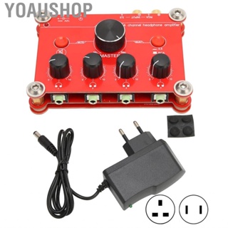 Yoaushop Audio Power Amplifier Module  Portable Compact Size  Interference Easy Operation Independent Volume Control Red for Work