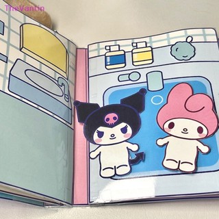 SANRIO Thevantin หนังสือแฮนด์เมด เสียงเงียบ ลายซานริโอ้ ดูโดว์ DIY ของเล่นเสริมการเรียนรู้เด็ก