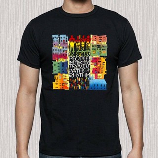 ขายดี เสื้อยืดลําลอง แขนสั้น พิมพ์ลาย A Tribe Called Quest Peoples Instictive Travelmens สําหรับผู้ชาย 859191