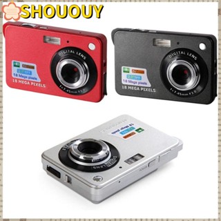 Shououy กล้องวิดีโอ LCD HD CCD 18 ล้านพิกเซล 2.7 นิ้ว สําหรับเด็ก และผู้ใหญ่