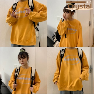 Crystal  เสื้อผ้าผู้ญิง แขนยาว เสื้อฮู้ด คลุมหญิง สไตล์เกาหลี แฟชั่น  Unique พิเศษ fashion Korean Style A98J1NE 36Z230909