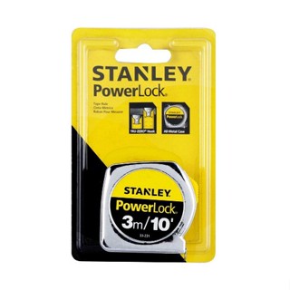 [ราคาถูก]⚙️ STANLEY POWERLOCK ตลับเมตร 3 เมตร 10 ฟุต สแตนเลย์ รุ่น 33-231