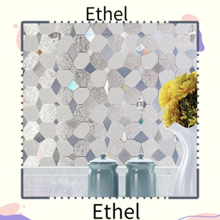 Ethel1 สติกเกอร์ฟิล์มกระจกหน้าต่าง ป้องกันรังสียูวี ไม่มีกาว สําหรับตกแต่งบ้าน