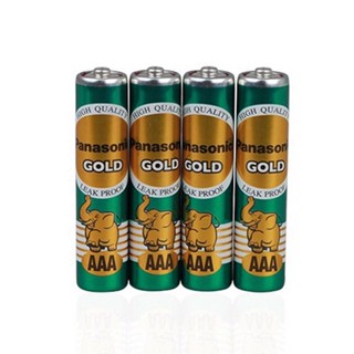 ถ่าน Panasonic GOLD AAA (สีเขียว) (x4)