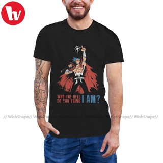 เสื้อยืดแขนสั้นลําลอง ผ้าฝ้าย พิมพ์ลาย Gurren Lagann Kamina สไตล์คลาสสิก ไซซ์ 4xl