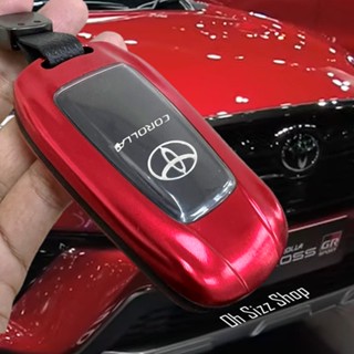 ปลอกกุญแจ  Toyota Cross GR Sport 2022 Camry, Altis, CHR 2022  (Aluminum Alloy Key Cover with transparen