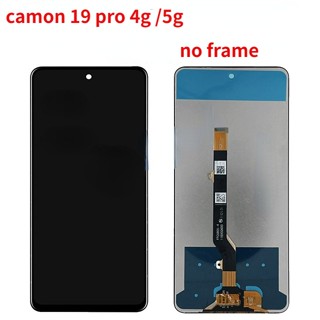 กรอบหน้าจอ LCD แบบเปลี่ยน สําหรับ Tecno Camon 19 Pro 4G 5G CI7 CI7n CI8 CI8n