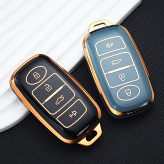 เคสกุญแจรีโมตรถยนต์ TPU แบบนิ่ม สําหรับ Perodua Ativa Myvi Alza Veloz Auto Keyless