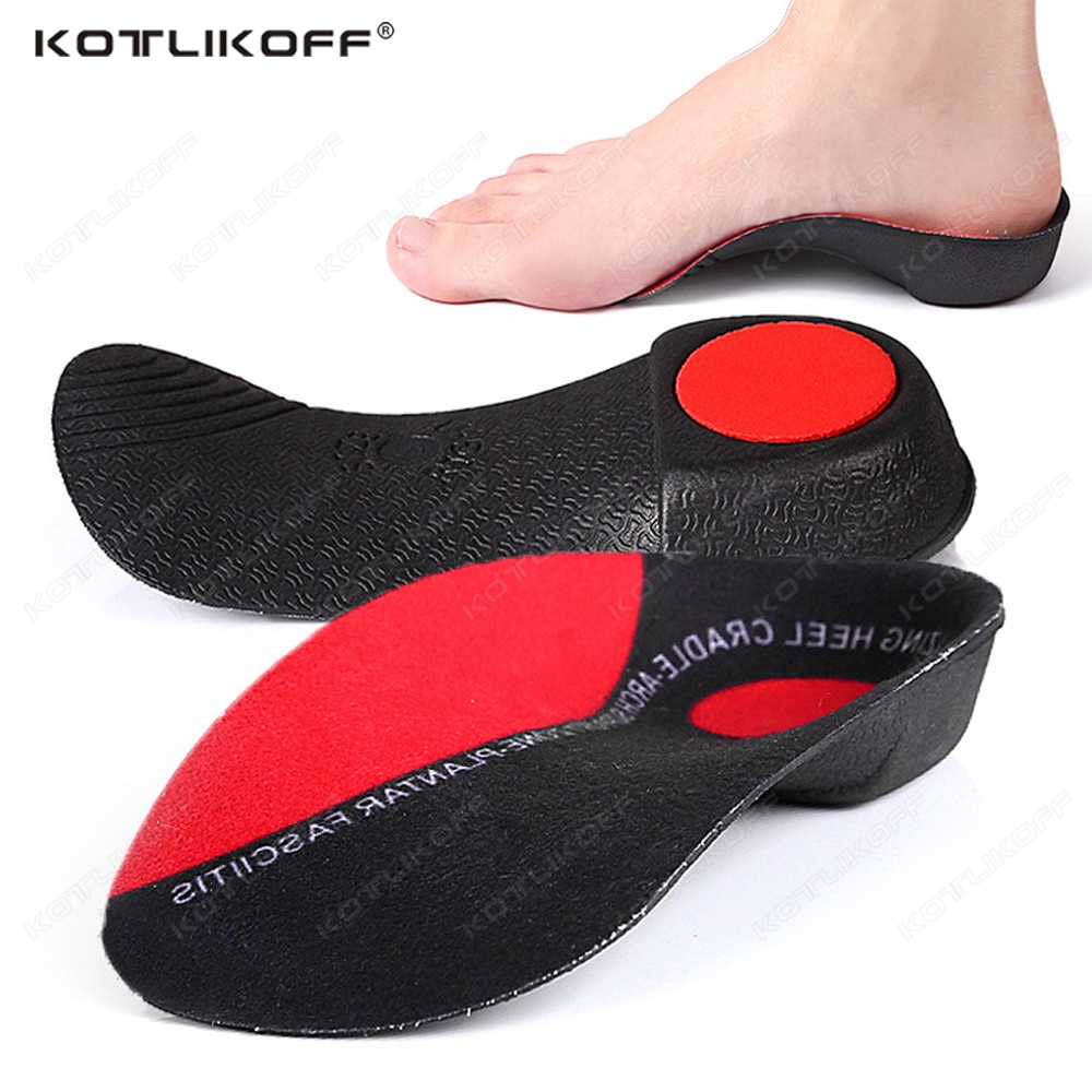 พื้นรองเท้ากระดูก Hard Arch Support Shoe Sole Deep Heel Cup Secures Heel Flat Feet Over Pronation Re