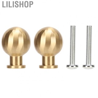 Lilishop Brass Cabinet Knobs  Simple Brass Drawer Knobs  for Bathrooms