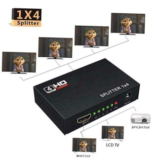 4K HDMI Splitter 1X4 1X2 Full HD 1080P วิดีโอ HDMI Switch Switcher 1ใน4 Out Amplifier สำหรับ HDTV DVD PS3 Xbox