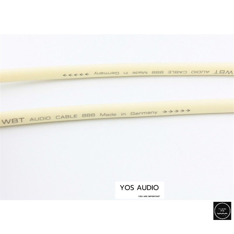 สายสัญญาณ RCA WBT Audio Cable หัวแจ็คแบบขันล็อค Nakamichi กับ wbt แบบ 2 เส้น