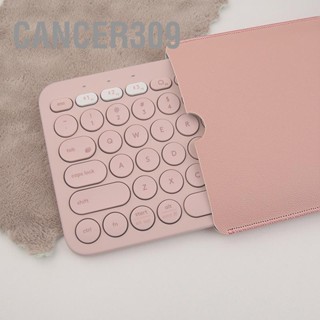 Cancer309 ปลอกหนังใส่คีย์บอร์ด Pvc กันน้ํา กันฝุ่น สองด้าน แบบพกพา สําหรับ Logitech K380