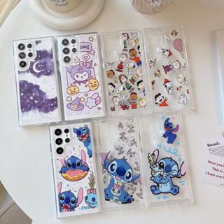 เคส Samsung A54 5G Case A53 A52 โทรศัพท์มือถือ อะคริลิคแข็ง ใส กันกระแทก ลาย Stit-ch น่ารัก สําหรับ A14 S21 FE S21 Ultra S23 A53