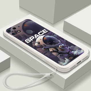 เคสโทรศัพท์มือถือ Tpu นิ่ม ลายนักบินอวกาศ NASA สําหรับ Realme C25Y C21Y C25 C15 C12 C25S C11 2021 Realme 10 C20 C21 7i C17 8i 9i