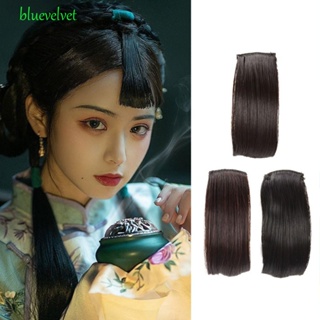 Bluevelvet Hanfu หน้าผาก หน้าม้า ถ่ายภาพสาวหวาน ผู้หญิง สไตล์จีนโบราณ เครื่องประดับผม ชุดโบราณ วินเทจ Xiuhe กี่เพ้า หน้าม้า