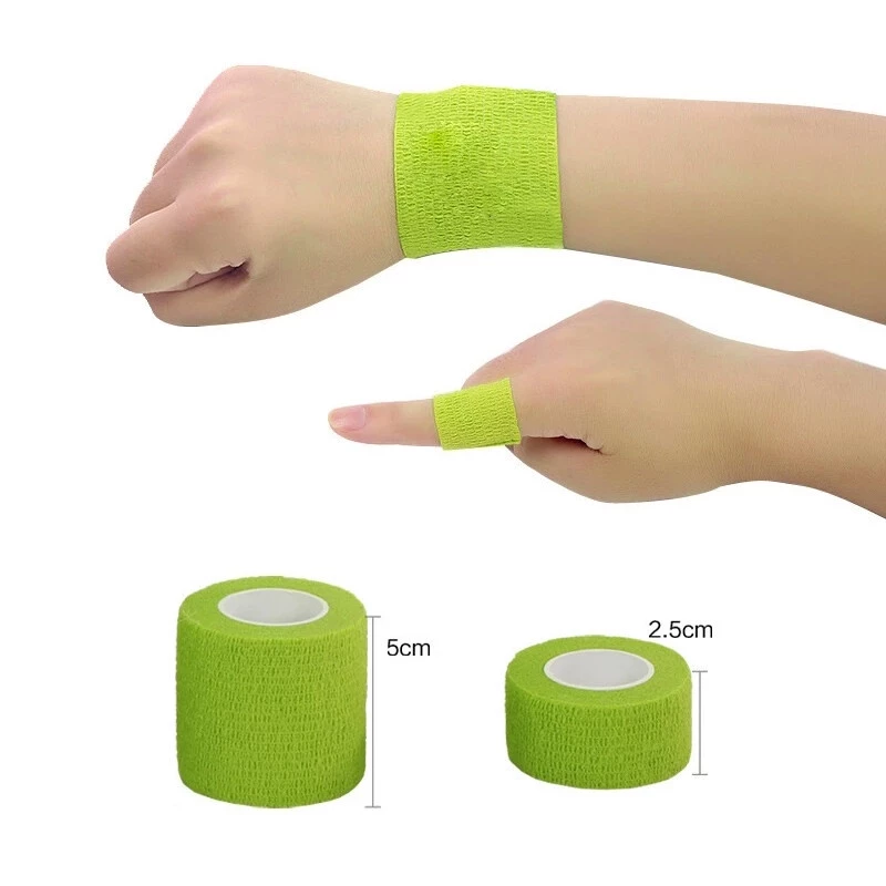 เทปพันแผลยืดหยุ่น D53 5cm*4.5m/2.5m เทปบำบัดกล้ามเนื้อ พันข้อมือ ข้อศอก 5 สี thumbnail 4