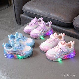 พร้อมส่ง รองเท้าเด็ก ใหม่ ไฟ LED สีสันสดใส กีฬายามว่าง SL2126