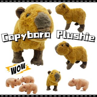 【พร้อมส่ง】ใหม่ ตุ๊กตานุ่ม รูปการ์ตูน Capybara Capybara Kawaii ของขวัญคริสต์มาส สําหรับเด็กผู้หญิง