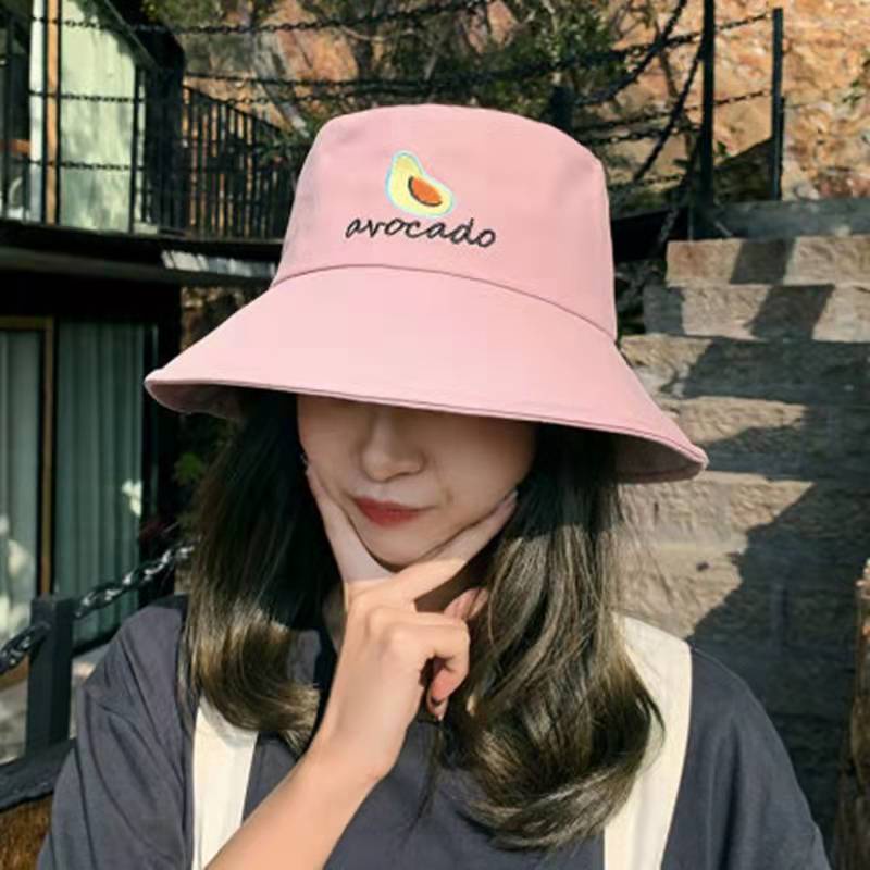 หมวกบักเก็ต ผ้าcotton หมวกแฟชั่น 6สี