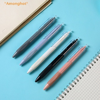 Amonghot&gt; ใหม่ ปากกาเจล สีขาว ขนาดเล็ก 0.5 มม. สไตล์เรโทร สําหรับเครื่องเขียนนักเรียน สํานักงาน โรงเรียน