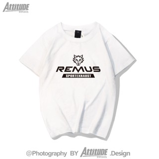 เสื้อยืดแขนสั้น ผ้าฝ้าย ลาย Attitude Peripheral Mall Austrian REMUS สําหรับผู้ชาย