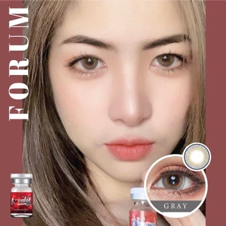 คอนแทคเลนส์ 💗 รุ่น Forum (Lovelylens) ขนาดบิ๊กอาย 💗 สี Brown/Gray