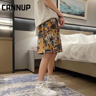 CANNUP กางเกงขาสั้น กางเกงขาสั้นผู้ชาย เสื้อผ้าแฟชั่น C29B02E