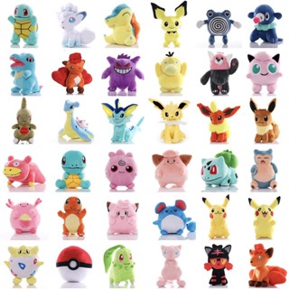 ตุ๊กตาฟิกเกอร์ อนิเมะปิกาจู Mew Lucario Eevee Charmander Mewtwo Pet ของเล่นสําหรับเด็ก