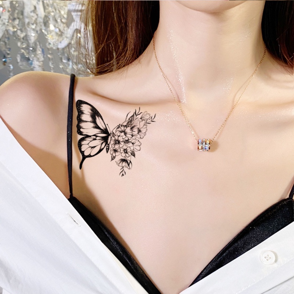 A HELLO GIRL ใหม่ สติกเกอร์รอยสัก ลายสัตว์และพืช ขนาดเล็ก 105*60 มม. กันน้ํา และไม่สะท้อนแสง เครื่องประดับ สําหรับเด็กผู้หญิง