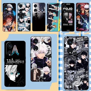 เคสโทรศัพท์มือถือแบบนิ่ม TPU กันกระแทก ลายอะนิเมะ Jujutsu Kaisen Gojo Satoru สําหรับ OPPO Reno 8T 5G A1 PRO CE16