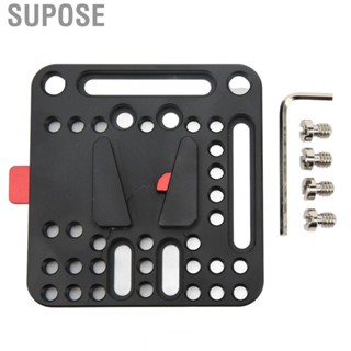 Supose V Mount Lock Battery Plate Aluminum Alloy Quick Release for SLR Camera Photograph Power Supply