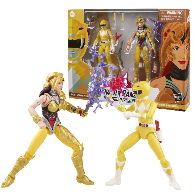 Hasbro Power Rangers LIGHTNING COLLECTION MIGHTY MORPHIN RANGER MIGHTY MORPHIN SCORPINA Joints Movable Anime Action