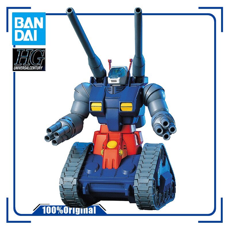 BANDAI HGUC 007 1/144 RX-75-4 Guntank Gundam Assembly Plastic Model Kit Action Toy Figures Christmas Gifts