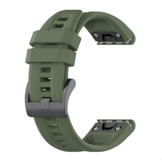 สายนาฬิกาข้อมือซิลิโคน สีพื้น สําหรับ Garmin Fenix 5S 20 มม.