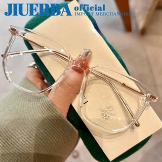 JIUERBA นําเข้า แว่นตา ป้องกันรังสี / แสงสีฟ้า เกาหลี ใหม่ ผู้ชายและผู้หญิง แบรนด์ แว่นตา &amp; เลนส์เปลี่ยนได้