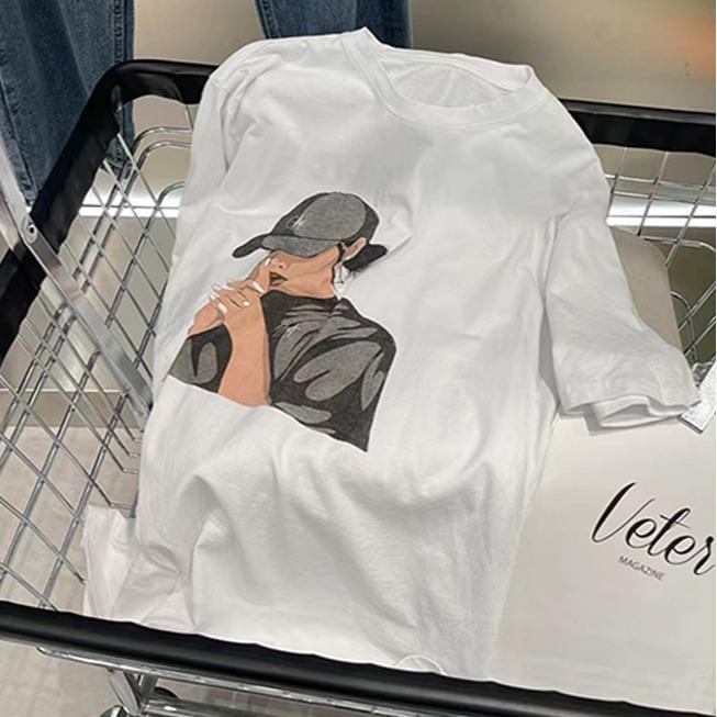 เสื้อยืดผ้าฝ้าย 3158 เสื้อยืดผ้าฝ้ายแห้ง 3158 คอกลม HA226