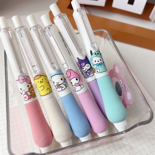 SANRIO ปากกาเจล 0.5 มม. ลายการ์ตูนเมฆน่ารัก สีดํา เครื่องเขียน สําหรับนักเรียน