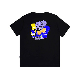 เสื้อยืด ลาย Billwaz Kaos สีดํา Simpson_02