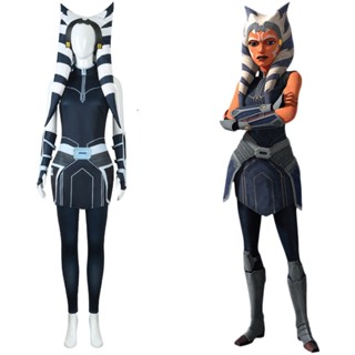 S2 Ahsoka Tano ชุดคอสเพลย์ ฮาโลวีน กางเกง สําหรับผู้ใหญ่ ผู้หญิง