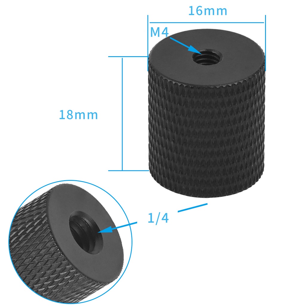 Feichao อะแดปเตอร์แปลงสกรู 1/4 เป็น M4 M5 M6 M8 M10 อุปกรณ์เสริม สําหรับกล้อง DSLR 1 ชิ้น