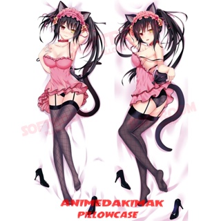 Dk4467 ปลอกหมอน แบบนิ่ม ลายอนิเมะญี่ปุ่น Date A Live Tokisaki Kurumi Dakimakura ขนาด 50X160 ซม. สําหรับโซฟา เตียง