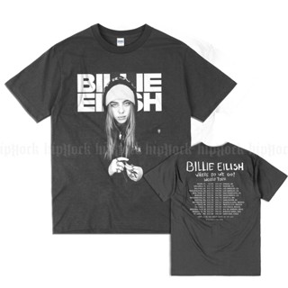 NEXเสื้อยืด พิมพ์ลาย Billie EILISH TOUR DATE | เสื้อยืด พิมพ์ลาย Built UP IMPORT HIPROCKINGDOM BAND| เสื้อยืด พิมพ์ลายวง