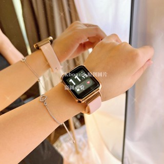 Xiaomi Mi Watch Lite / Redmi Watch 2 Lite / Redmi Watch 3 สายนาฬิกาซิลิโคน พร้อมเคสโลหะป้องกัน